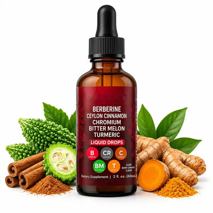 Glucora gotas de 60 ml con canela, cúrcuma y melón amargo